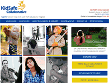 Tablet Screenshot of kidsafevt.org